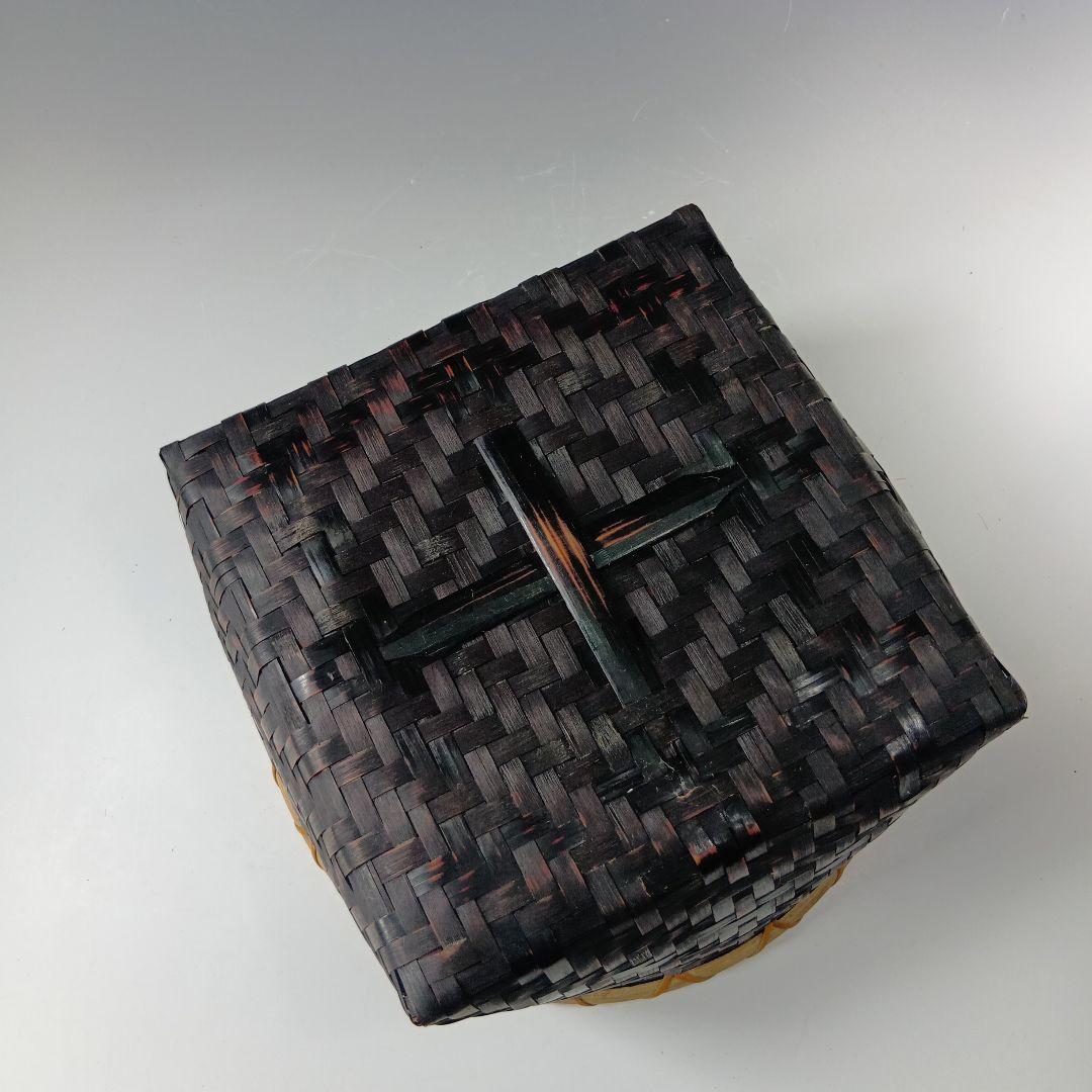 値下げ茶道具　竹製　炭籠　2個おまとめ