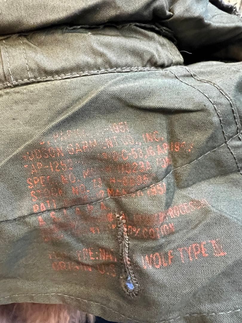 スペシャルビンテージ 70s M-65 XS アルミジップ コヨーテファー