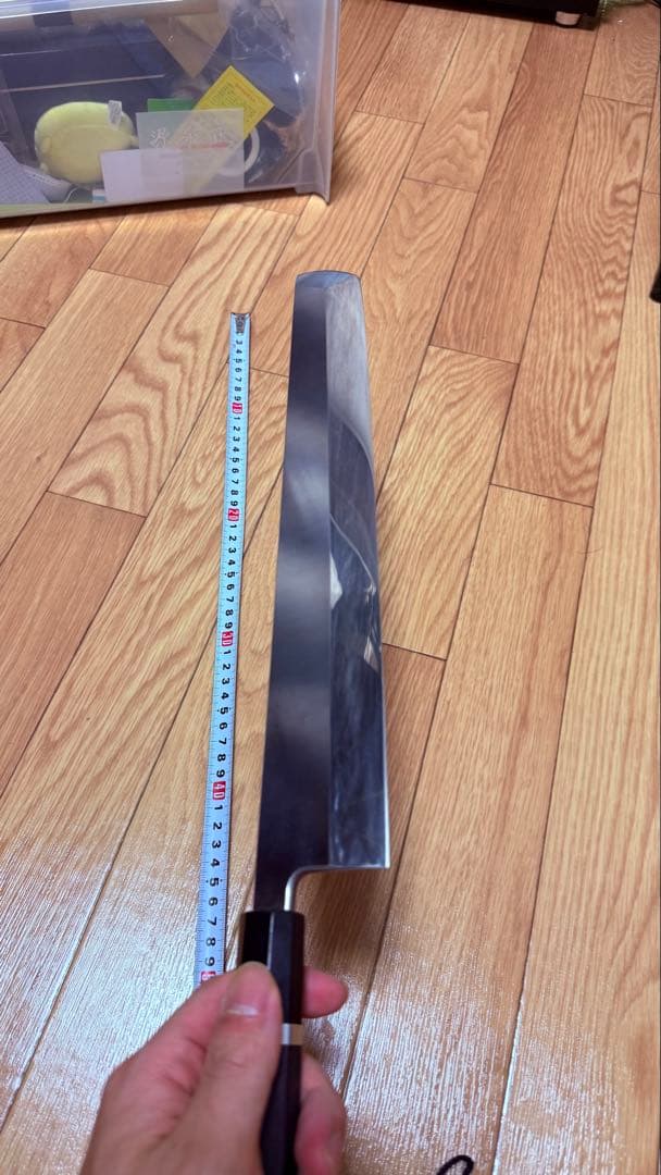 鱧切　骨切　尺一　黒檀銀一本