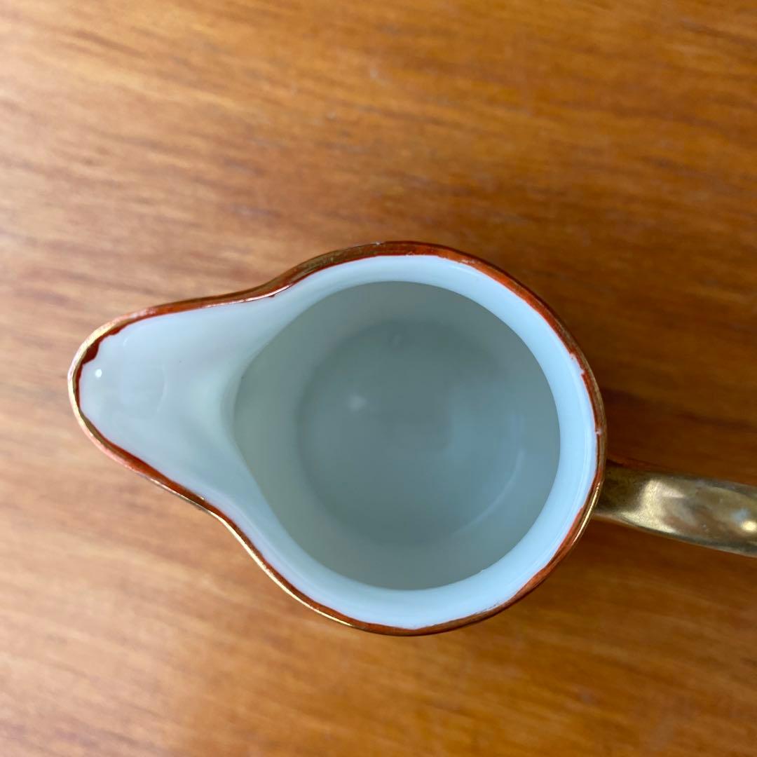 オールドノリタケ　ミルクジャグ　クリーマー　英国里帰り品　人気の着物絵　芸者