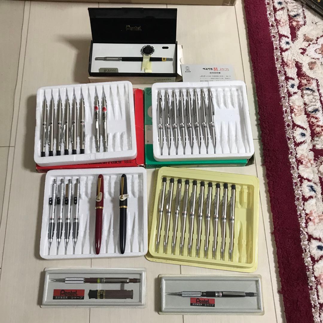 ベッセル Pentel シャープペンシル　まとめ　約90本