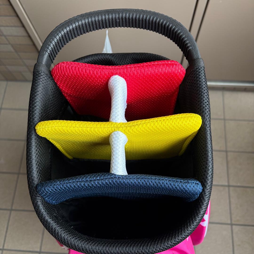 新品タグ付き‼️ブルーティーゴルフ　軽量キャディバッグ 女性　9型　キャディバック