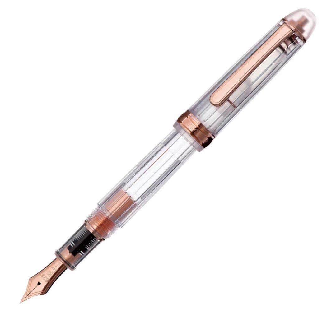 PLATINUM #3776センチュリー ニースロゼ 細字 箱&付属品有り