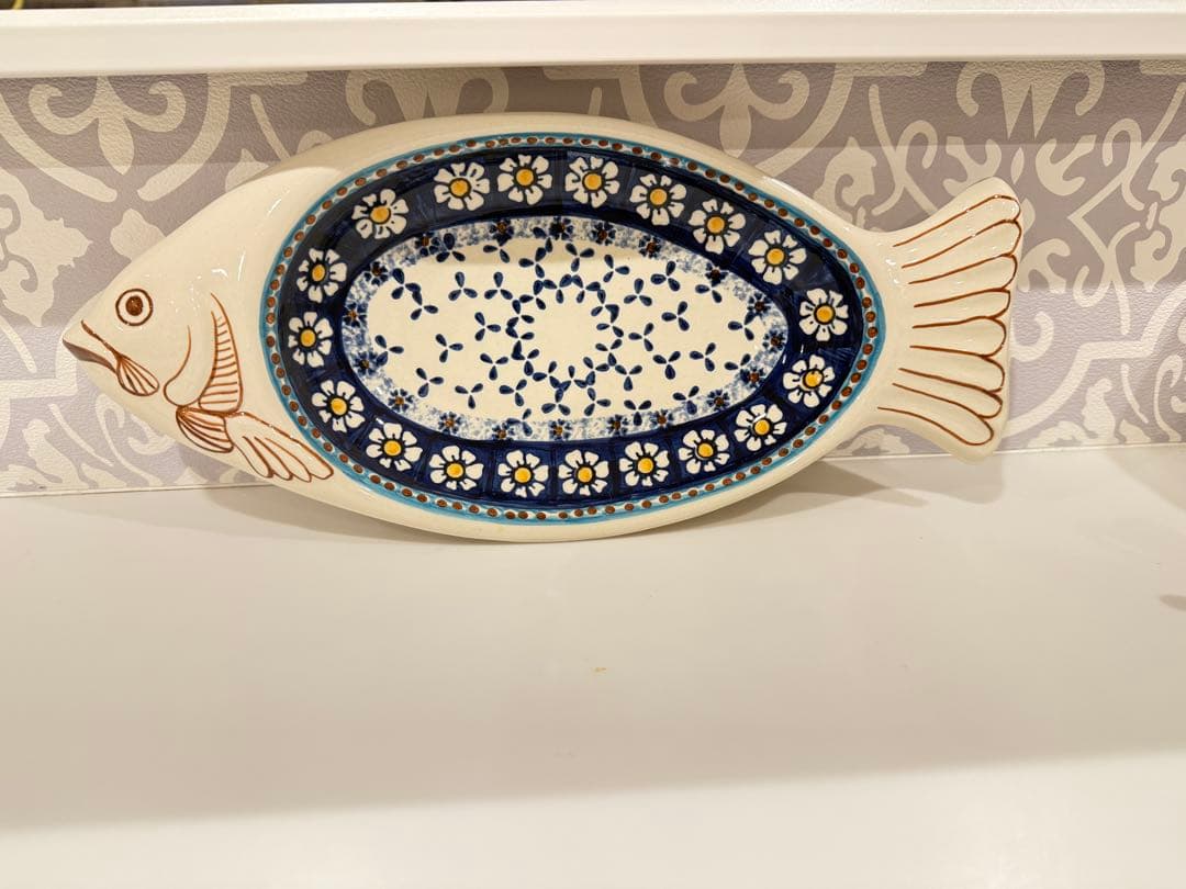 ポーリッシュポタリー　魚形　花瓶　おまとめ