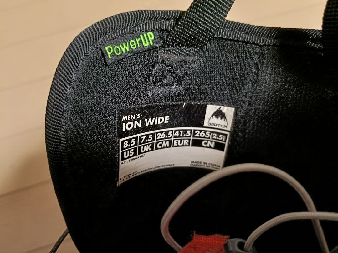 BURTON ION WIDE Speedzone 26.5 21-22モデル