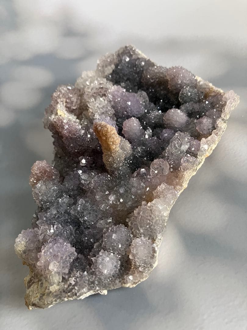 高品質　フラワーシュガーアメジスト　ドゥルージー　透明感　クラスター