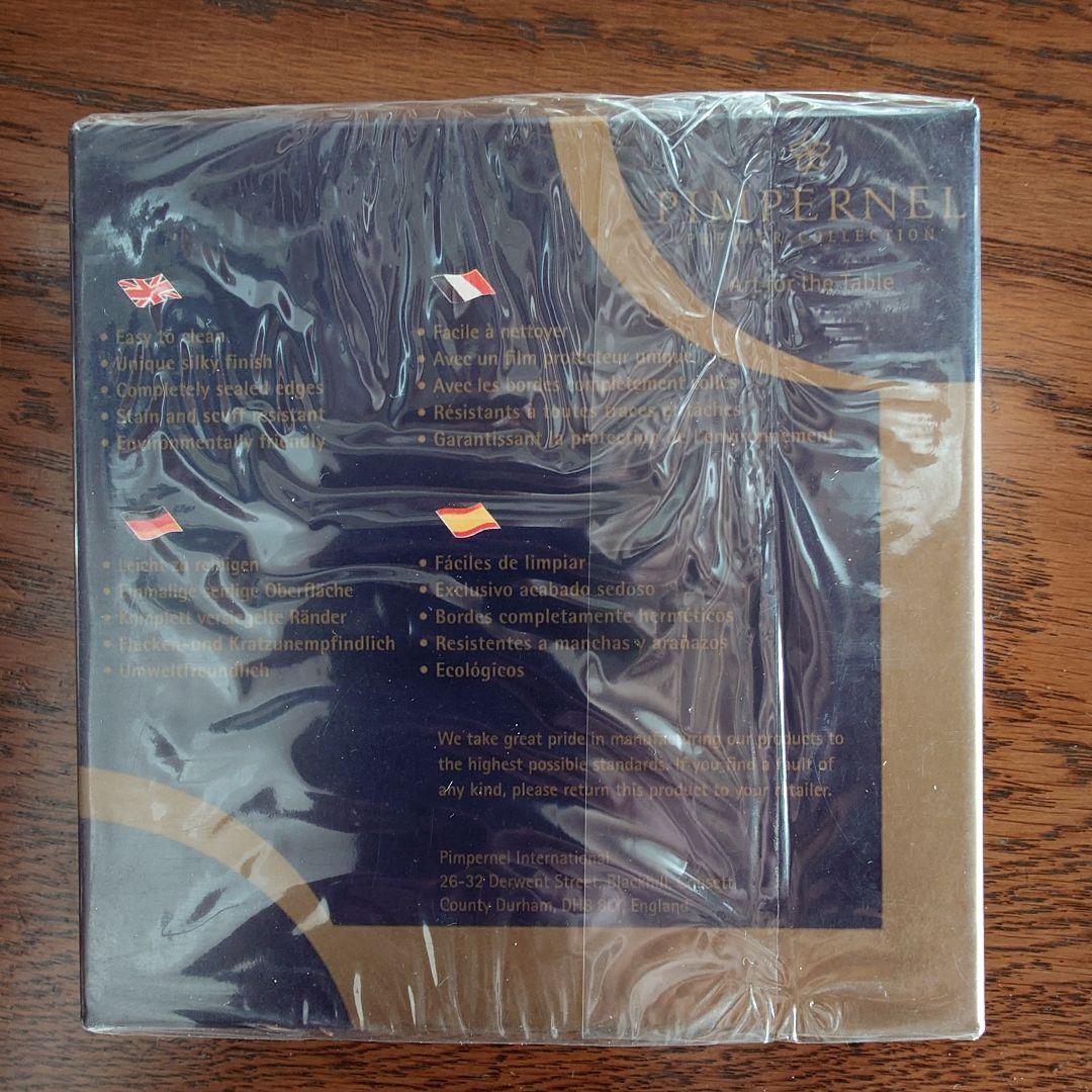 【クリスマス柄】ピンパーネル　未使用テーブルマット4枚　コースター6枚未開封