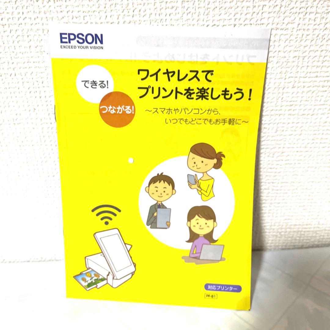 【EPSON】Colorio インクジェットプリンター PF-81 専用バッグ付