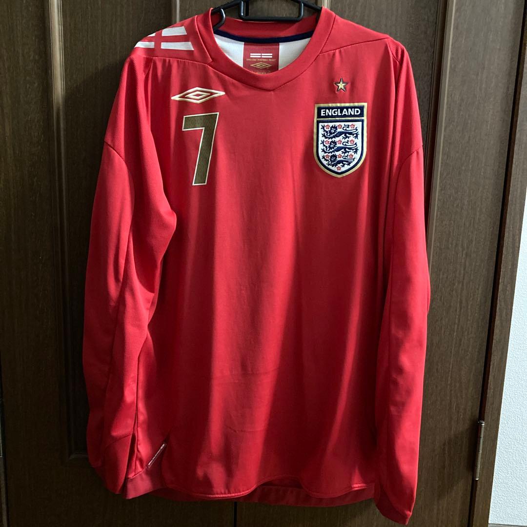 イングランド代表　2006年　長袖　ベッカム　ユニフォーム