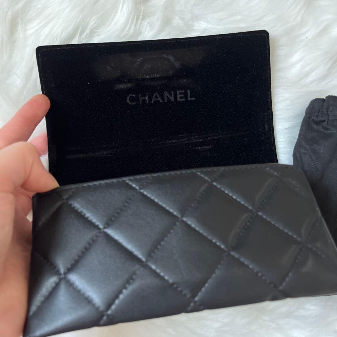 超美品 CHANEL サングラス スクエア型 ハートロゴ CCマーク 正規品
