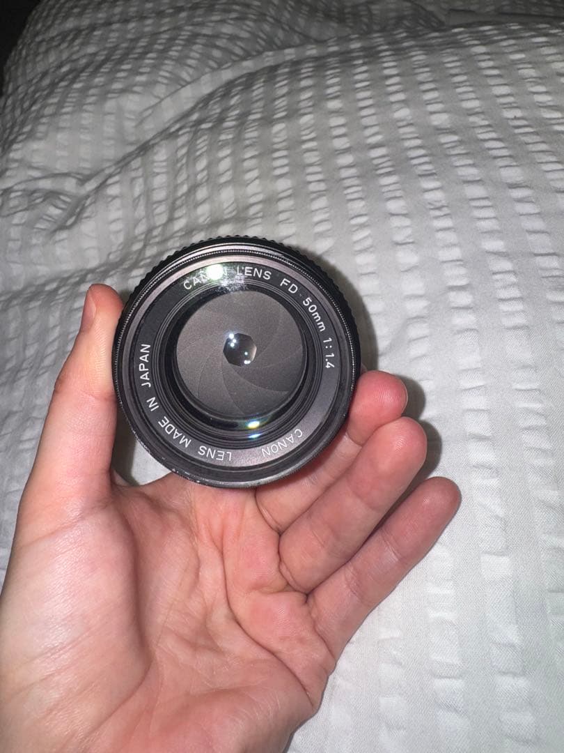 CANON AE-1 PROGRAM フラッシュ、レンズ付き