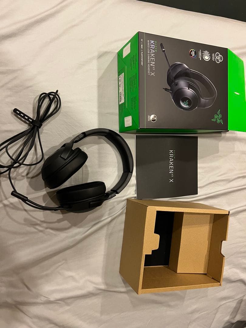 【即購入可〇】Razer Kraken V3 X 有線ゲーミングヘッドセット