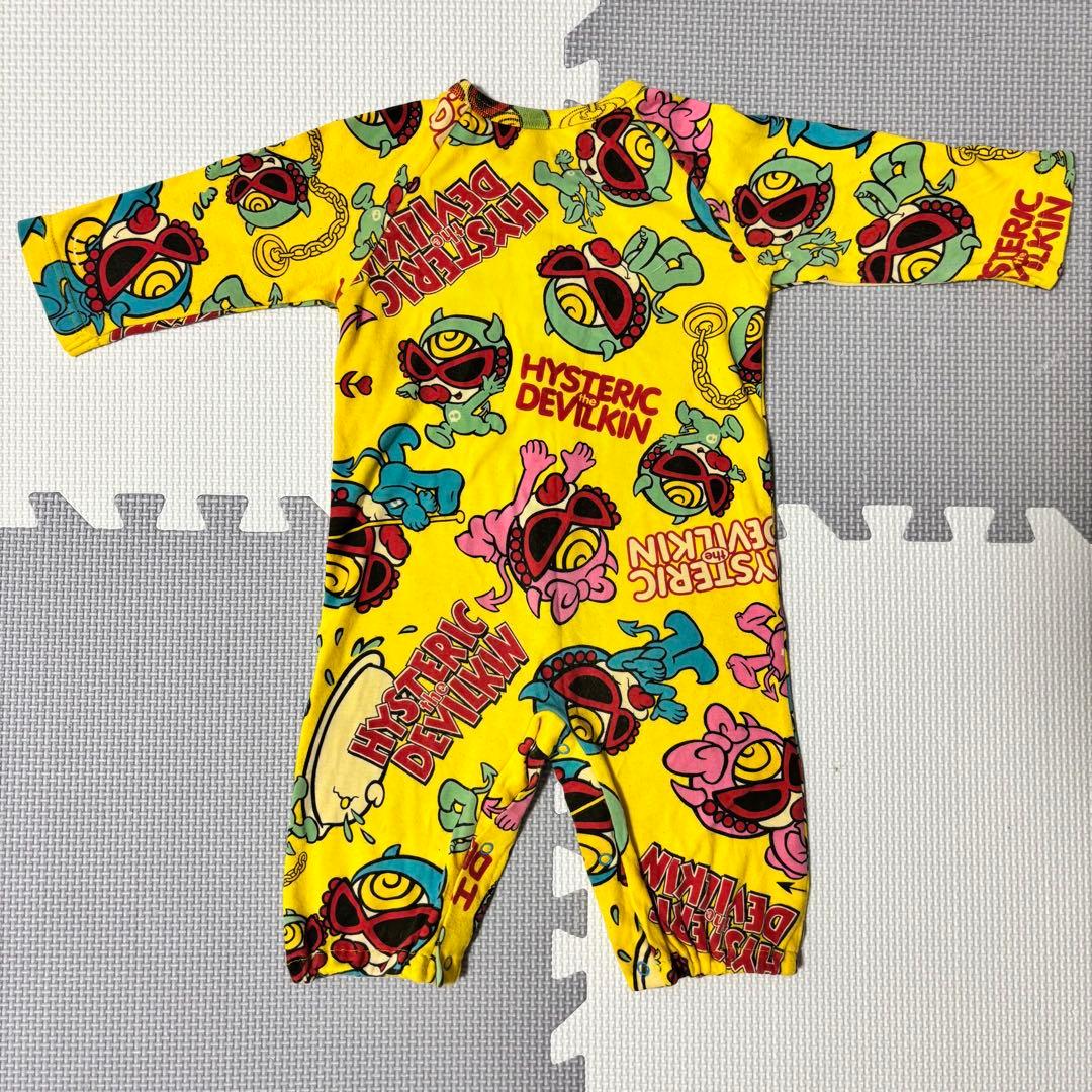 ヒステリックミニ　長袖　ロンパース　総柄　60 70 80 ベビー　4点セット