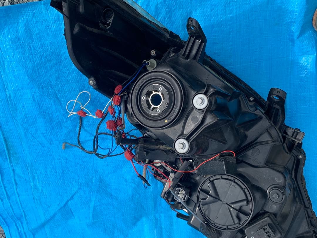 アルファード20後期　ヘッドライト　イカリング