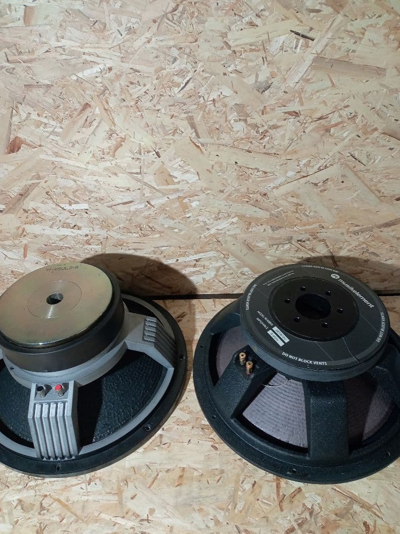 ①Z-DRIVE　TOA 46cmウーハーユニット(後日ダブルウーハーで出品)