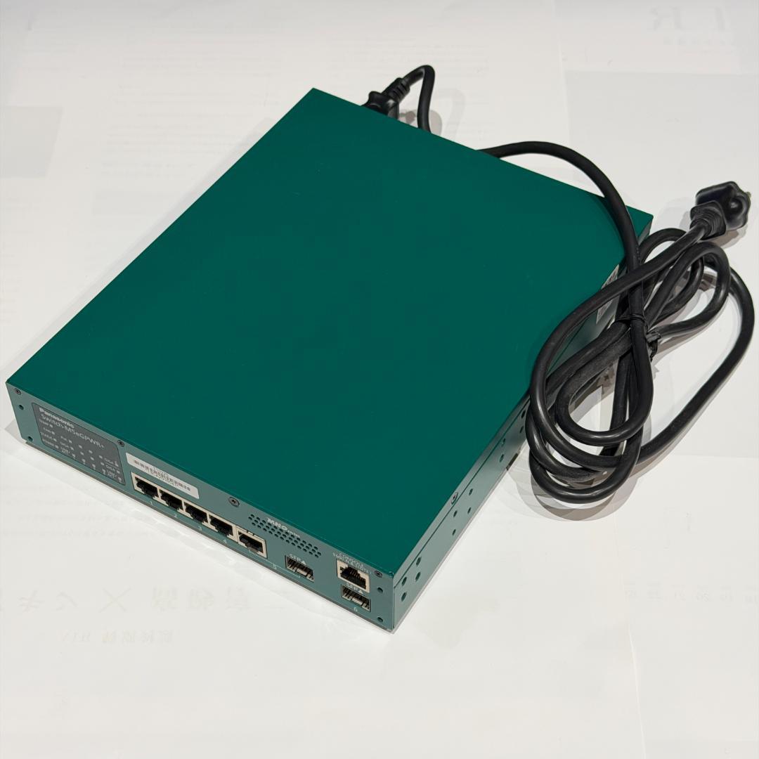 Panasonic PoE+給電スイッチ M5eGPWR+　5ポート