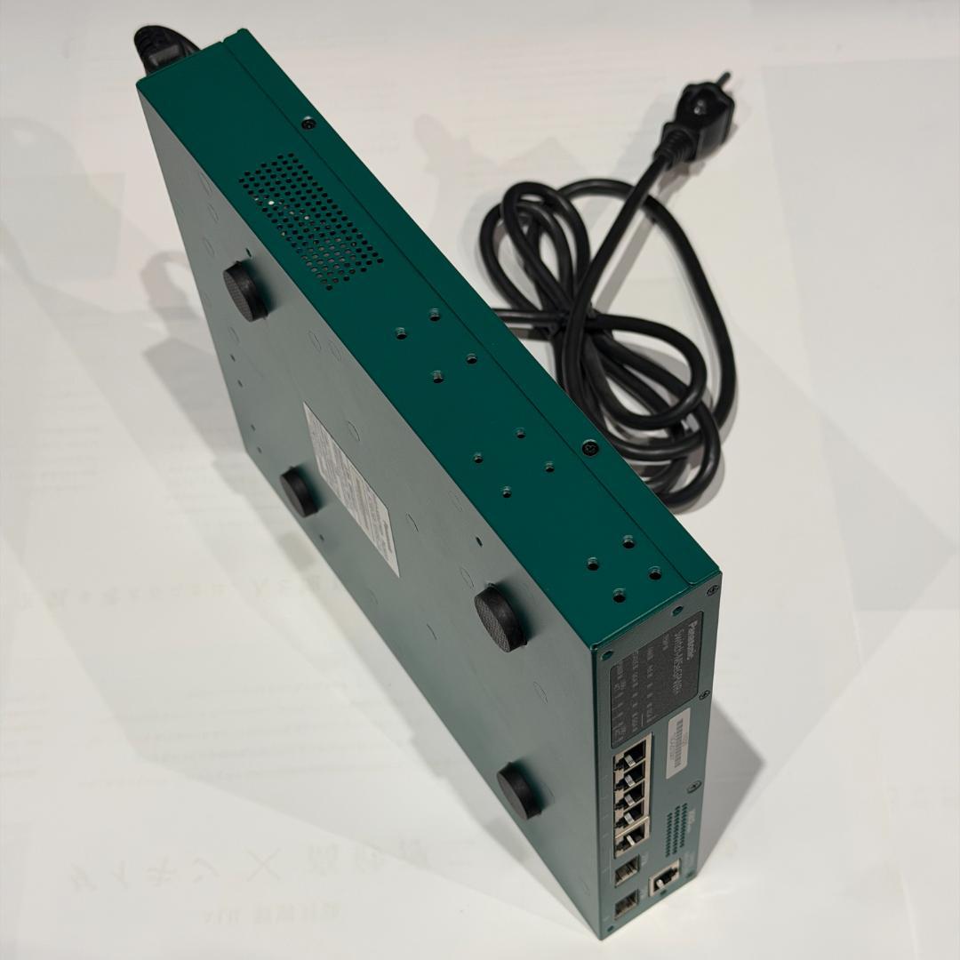 Panasonic PoE+給電スイッチ M5eGPWR+　5ポート