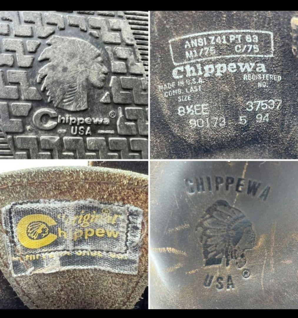 CHIPPEWA エンジニアブーツ スチールトゥ 90173 黒タグ 26.5