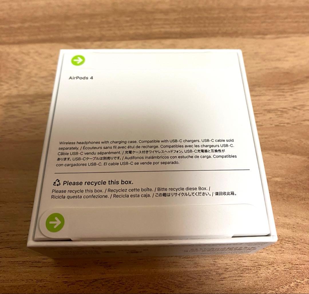 【未使用・未開封】Apple：Air Pods 4