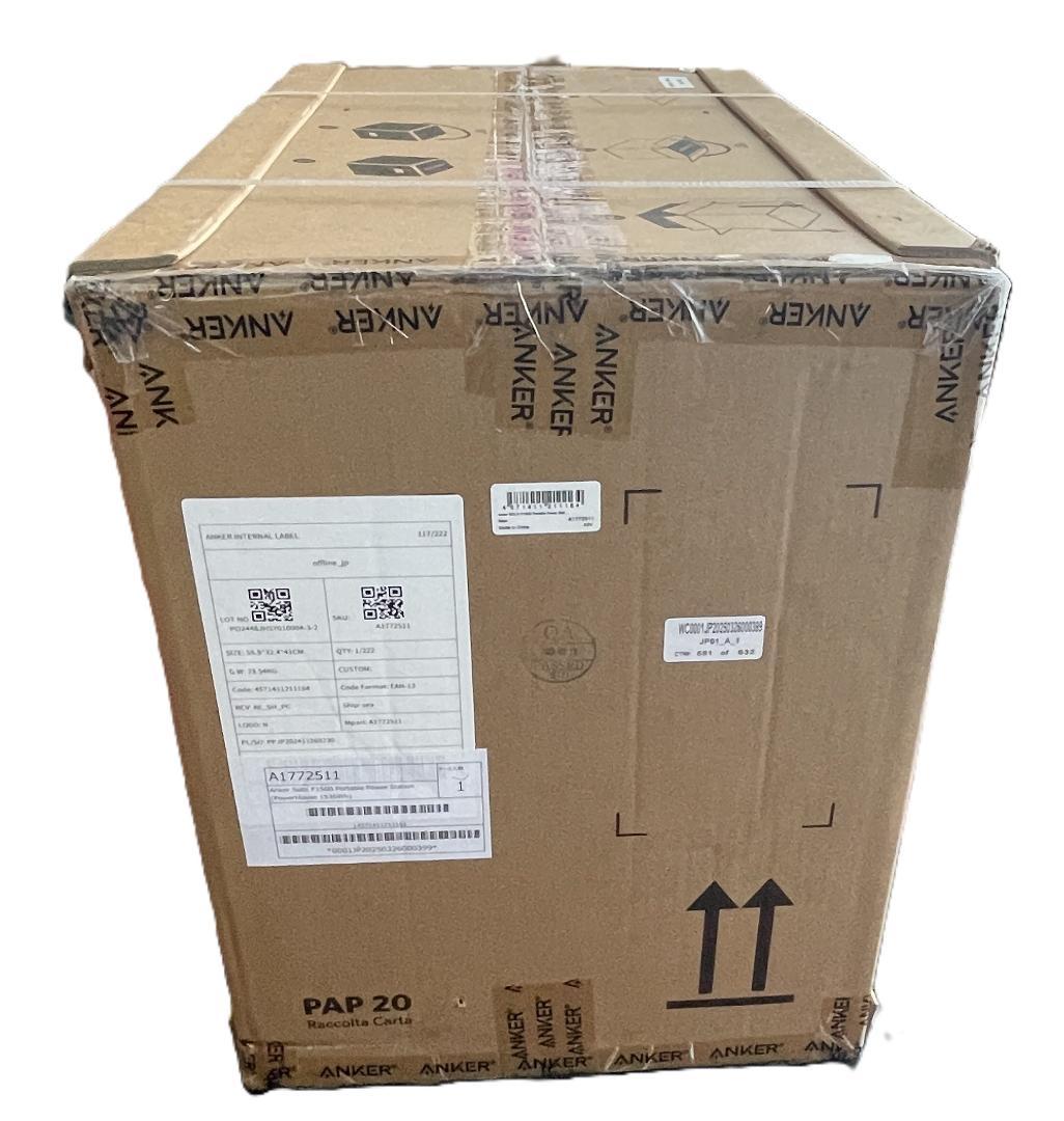 Anker アンカー Solix F1500 ポータブル電源 A1772511