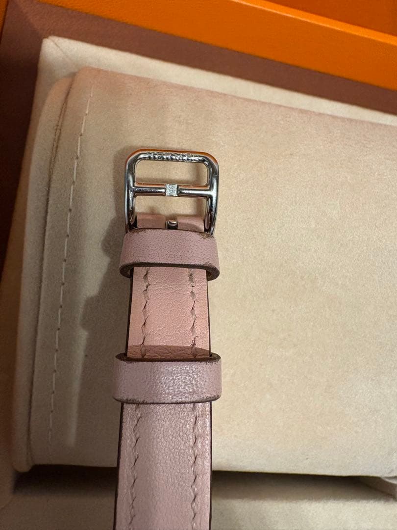 HERMES エルメス Hウォッチ ミニ ダイヤ入り 正規品 箱・保証書付