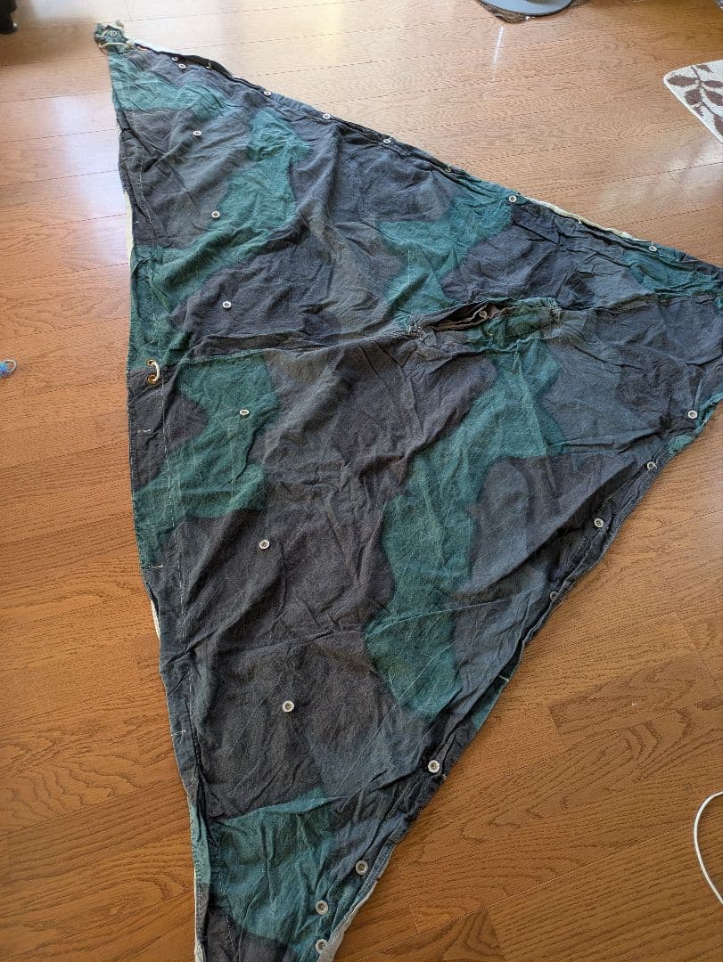 スウェーデン軍幕　used 4枚