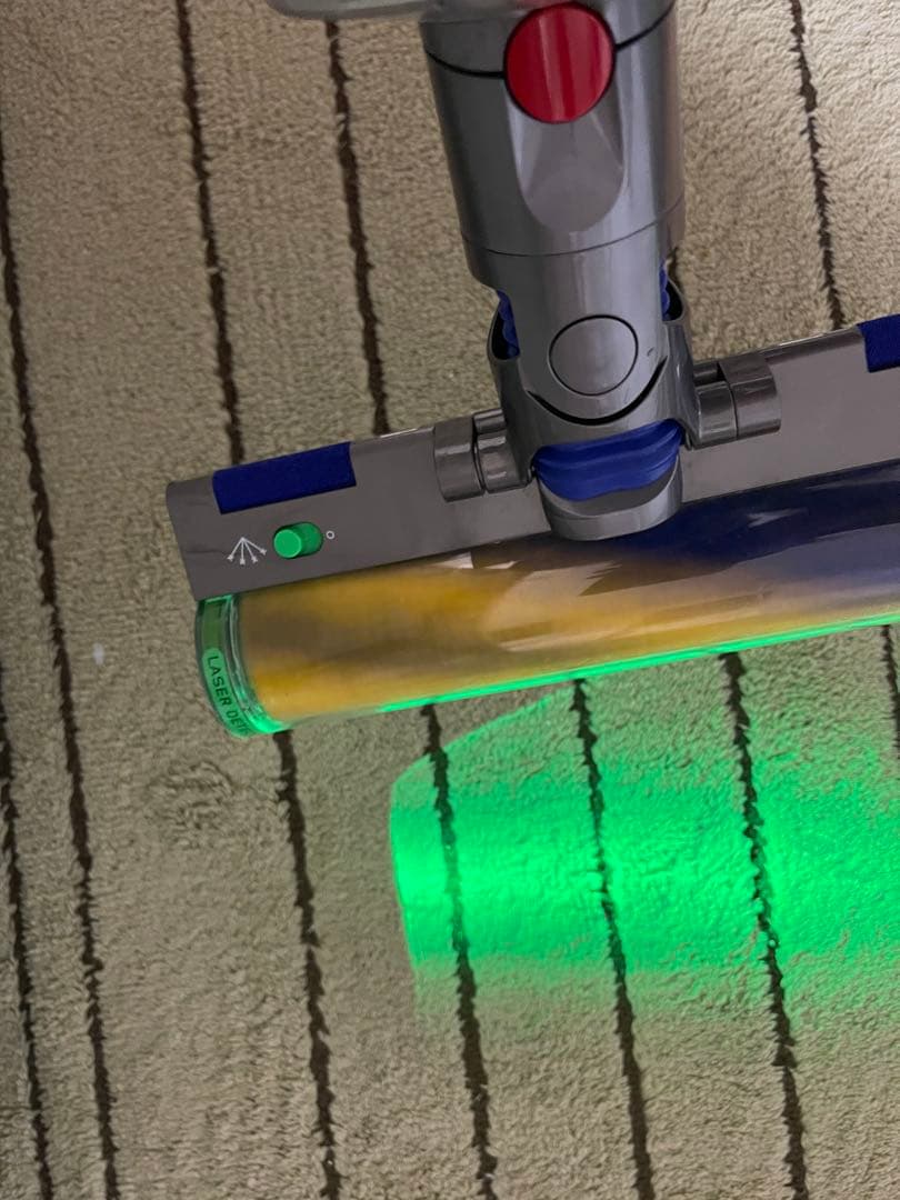 ダイソンクリーナーヘッドLEDのFluffy Opticヘッド V12対応 純正