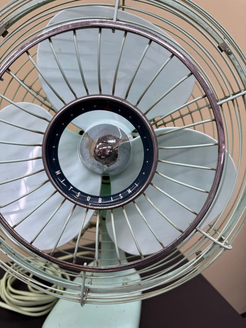 完動品 MITSUBISHI DM-12GD 昭和レトロ 扇風機 ミツビシ