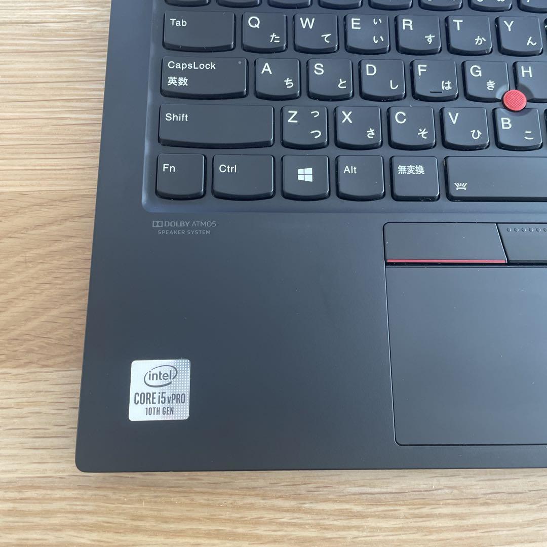 【美品】Lenovo X1 carbongen8 第10世代i5 SSD256