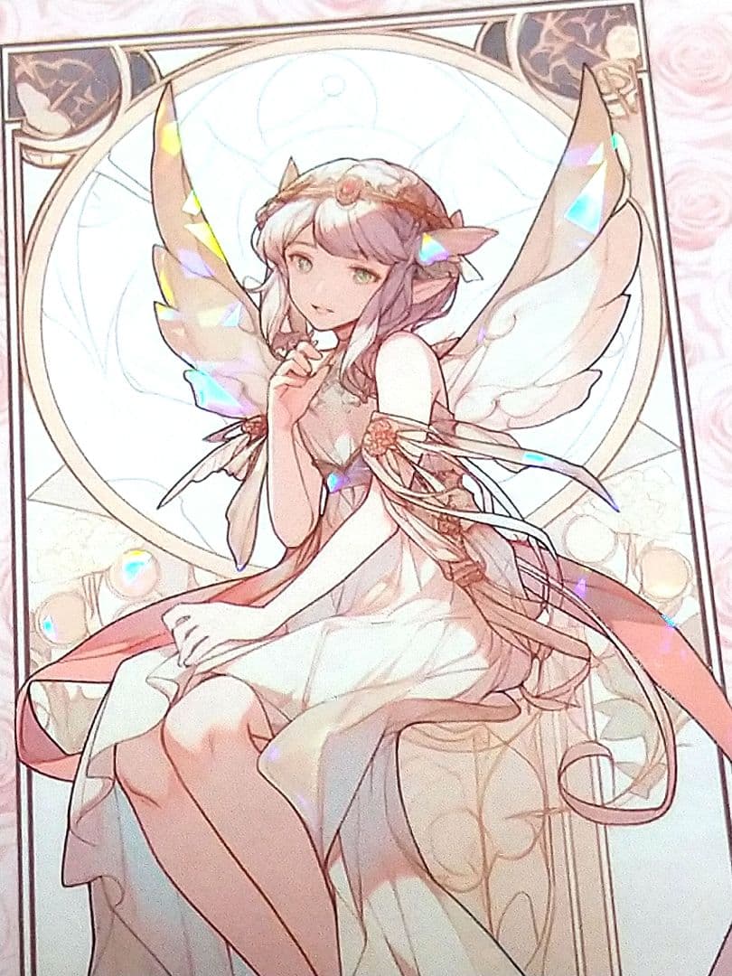 ラスト✩廃盤品✩J1050＃夕月幽境(贝壳光)切り売り海外人物女の子AIマステ