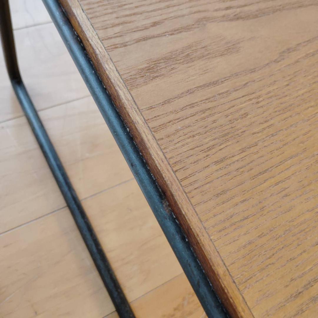 a.depeche(アデペシュ)ガラス 木製 センターテーブル ガラス天板