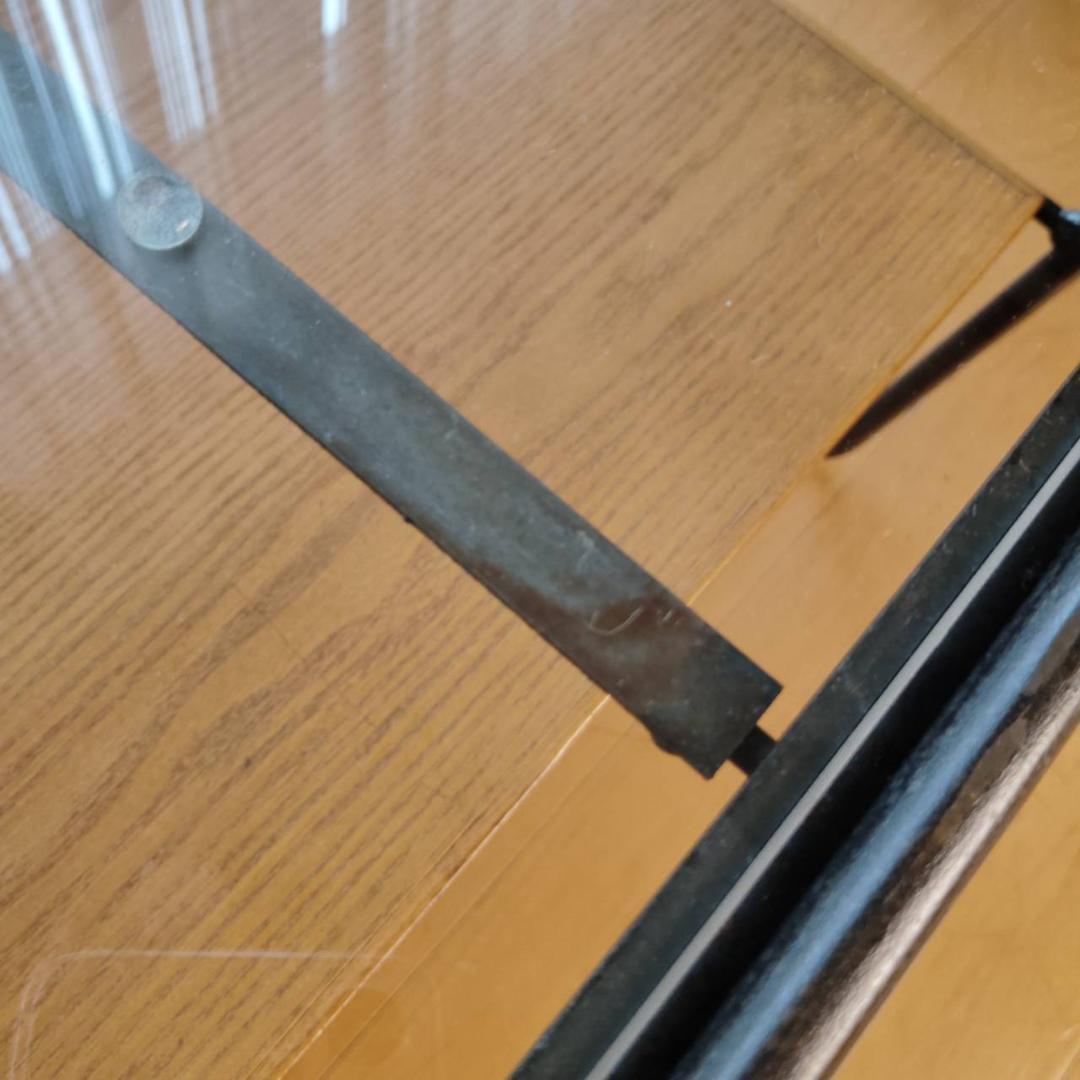 a.depeche(アデペシュ)ガラス 木製 センターテーブル ガラス天板