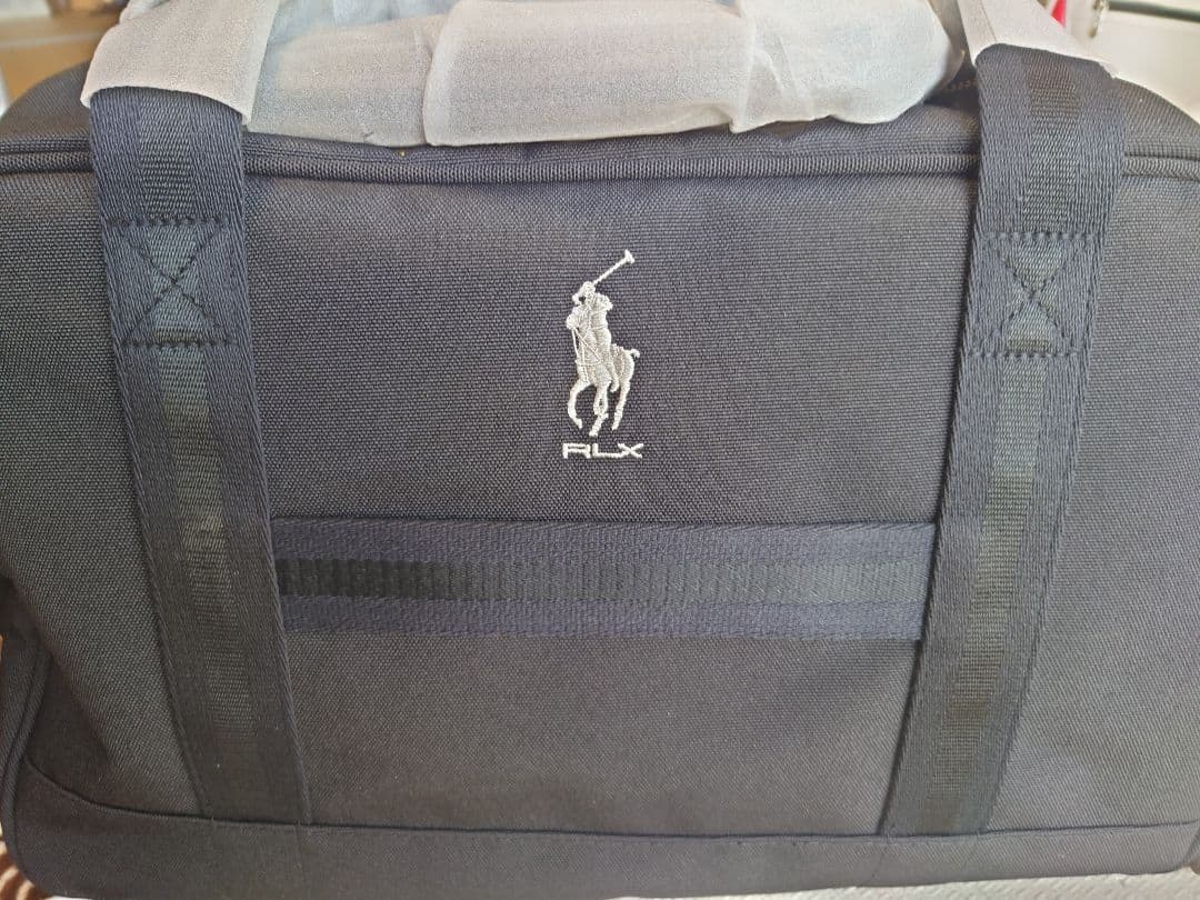 RLX 黒色ボストンバッグ