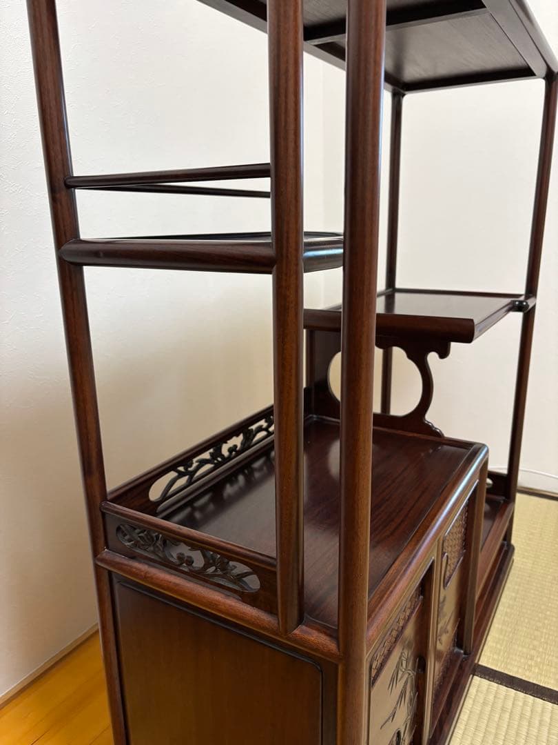 和風　箪笥　オープンシェルフ　アンティーク