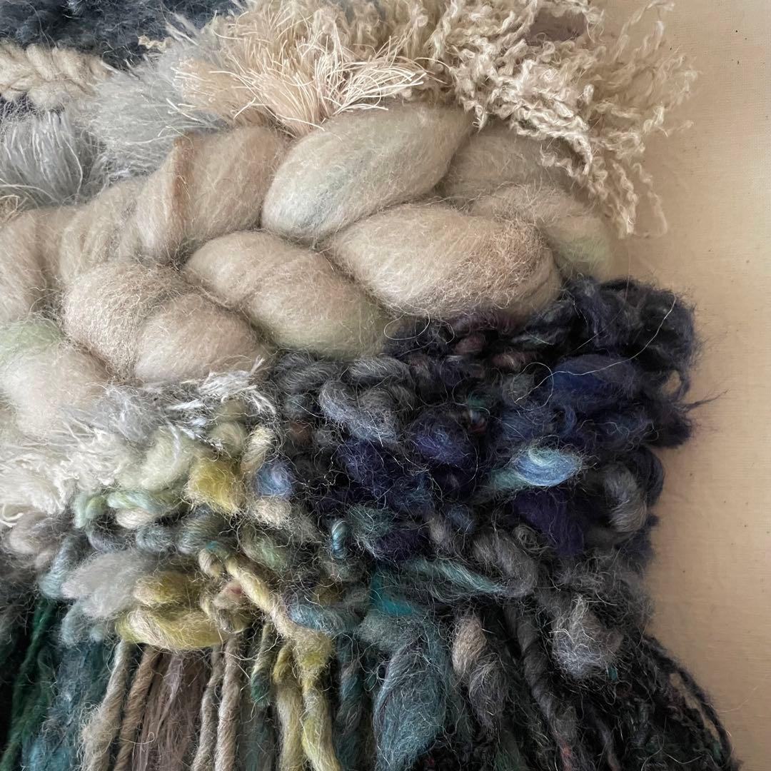 【一点もの】 流木 ウィービング タペストリー 『木霊の宿る樹, e.』