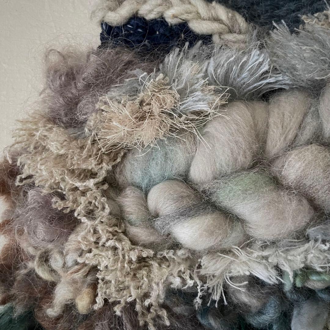 【一点もの】 流木 ウィービング タペストリー 『木霊の宿る樹, e.』