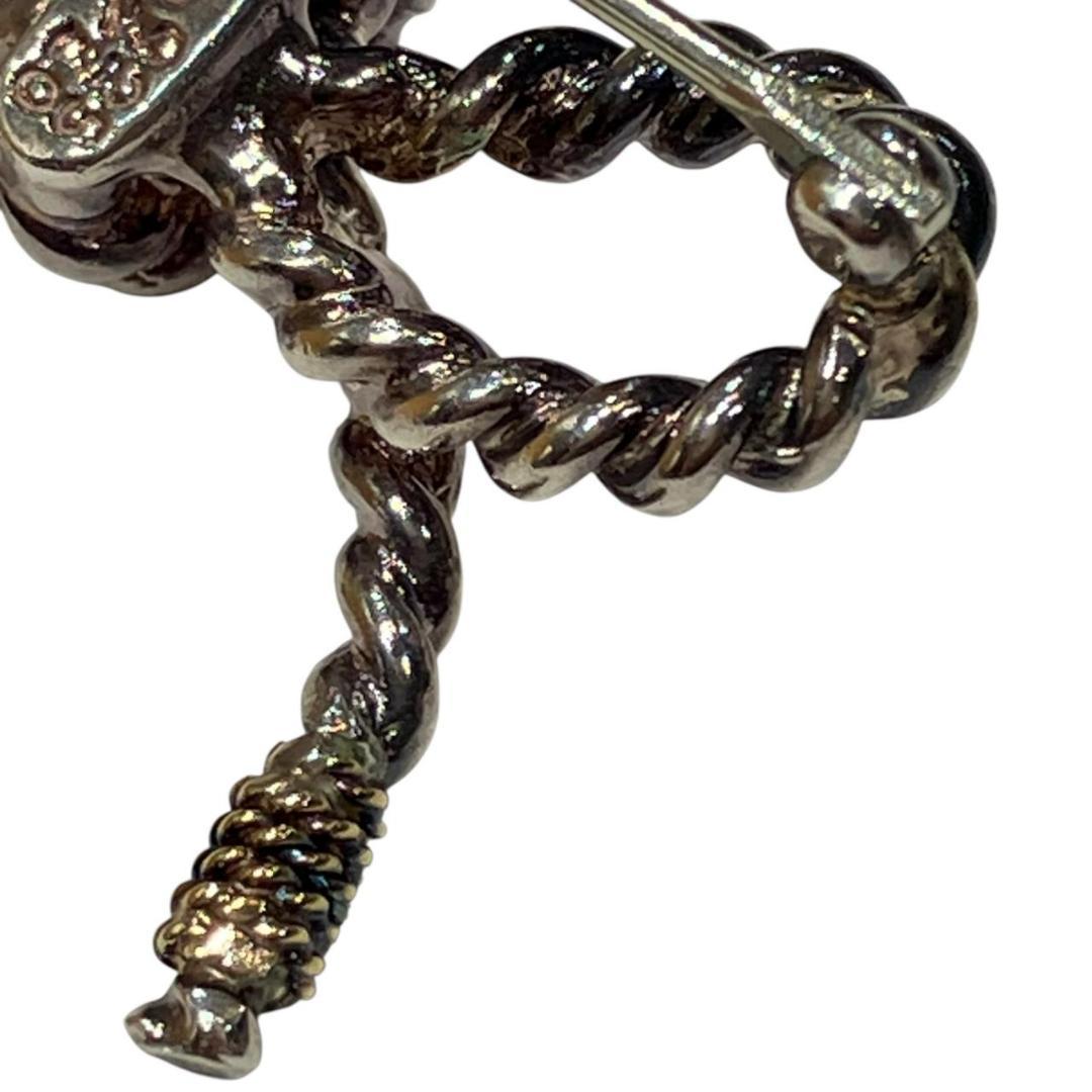 ティファニー　ブローチ リボン シルバー925 750 6ｇ