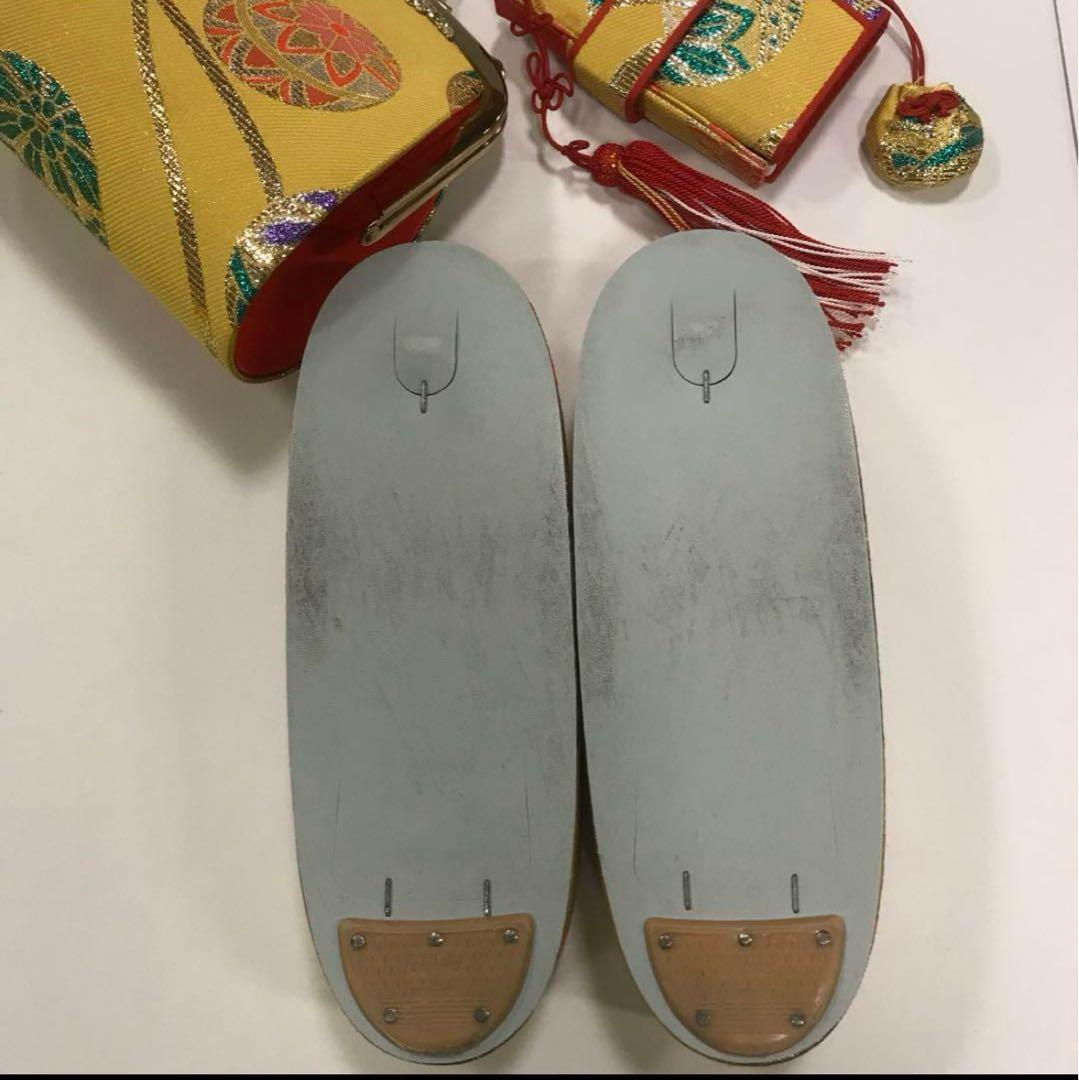 七五三　7歳女の子　着物セット　秋桜　華やか赤　山吹色　桜　緑に手鞠柄