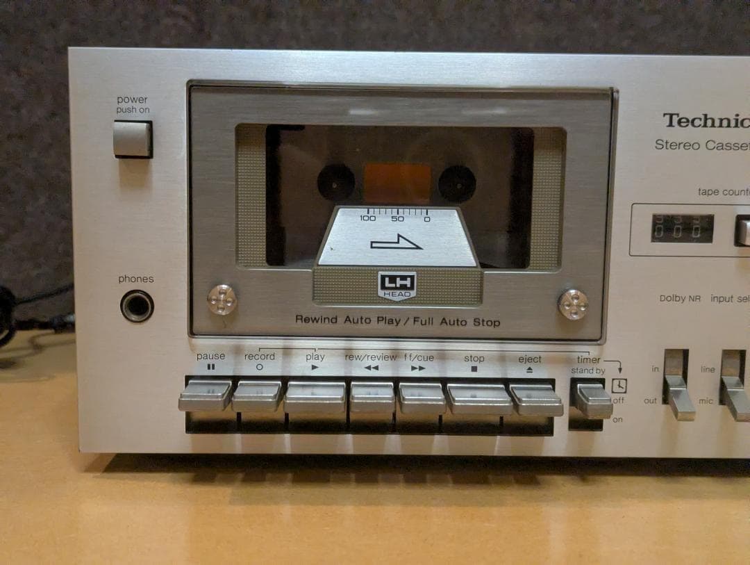 【ダニエル】Technics RS-M22 カセットデッキ FLメーター