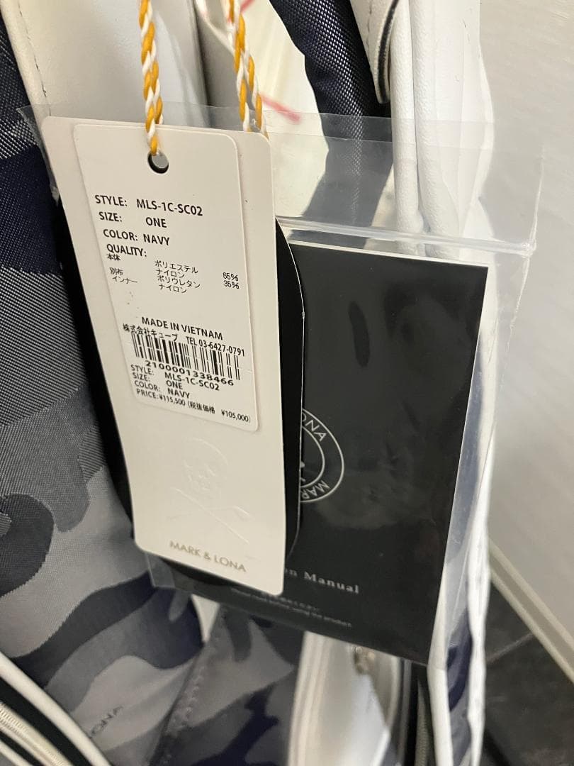 MARK&LONA MLS-1C-SC02 ネイビー キャディーバック