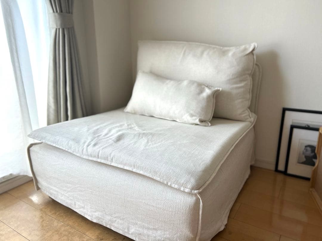 IKEA ソーデルハムン 一人掛けソファ　グランセル　ナチュラル