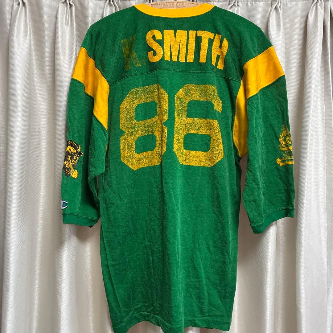 チャンピオン　アメリカンフットボールシャツ ビンテージ　トリコタグ