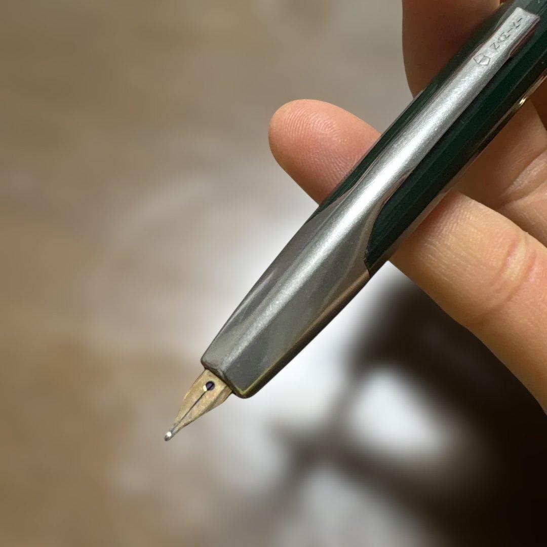 緑色 メタルクリップ 万年筆 NAMIKI PILOT 14k