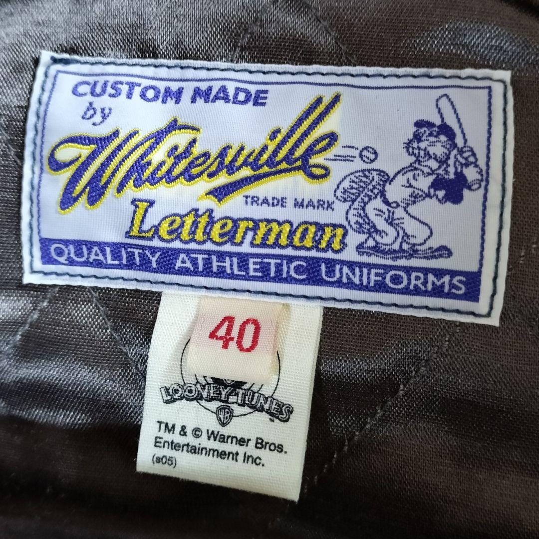 t*n様 Whitesville 東洋 スタジャン 40 ネイビー ロードランナ