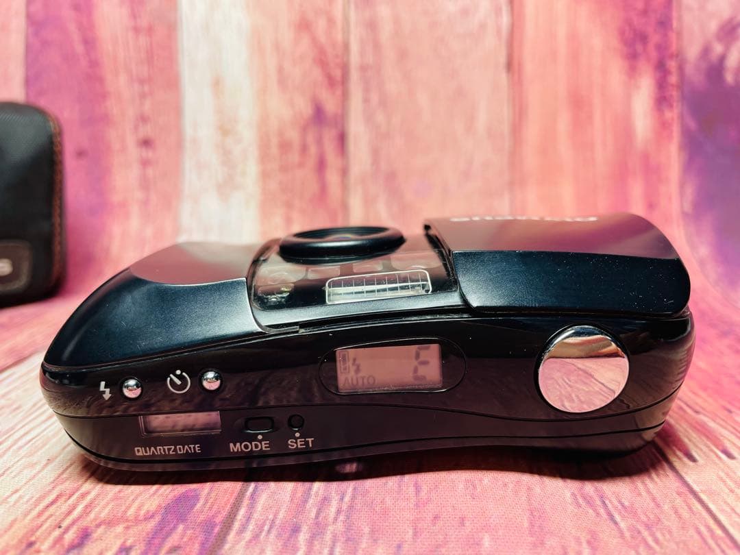 初代 OLYMPUS オリンパス μ mju ケース付き コンパクトフィルム