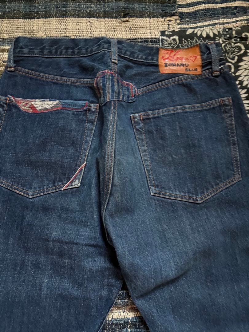 kapital キャピタル　初期　パッチワークデザイン ダークデニム　34インチ