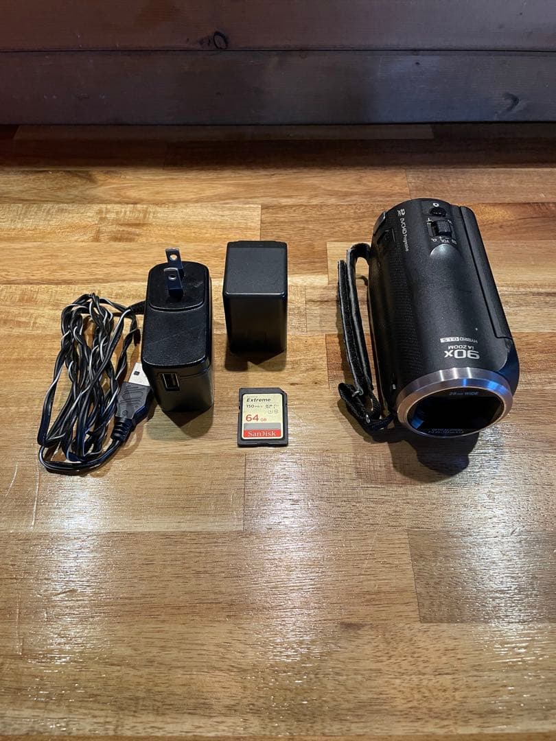 Panasonic HC-V480M 本体＋SD64GB＋予備バッテリー