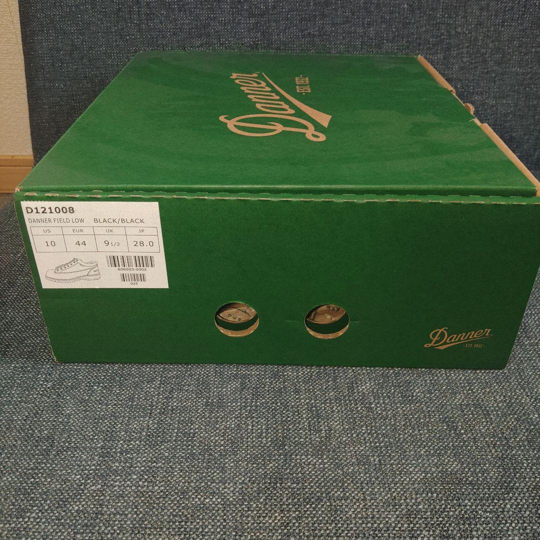 靴 DANNER FIELD LOW BLACK/BLACK