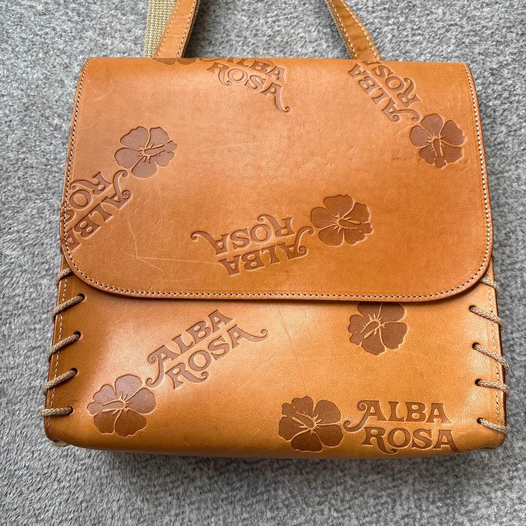 【アルバローザ　ALBA ROSA】本革　ショルダーバッグ
