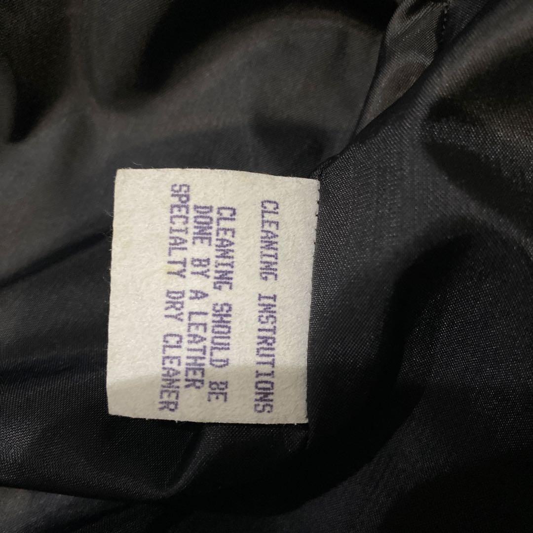 【希少】SKOOKUM スクーカム　USA製　スタジャン　レザー　M